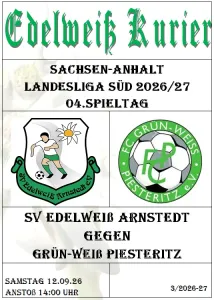Programmheft 4.Spieltag - Grün Weiß Piesteritz