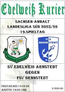 Programmheft 19.Spieltag - FSV Bennstedt