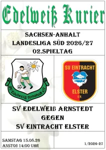 Programmheft 2.Spieltag - Eintracht Elster