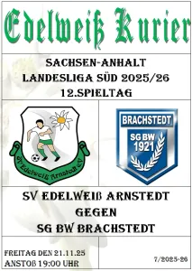 Programmheft 12.Spieltag - SG BW Brachstedt