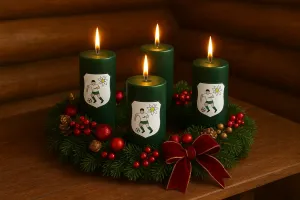 ✨ Herzliche Grüße zum 4. Advent 🕯️🕯️🕯️🕯️